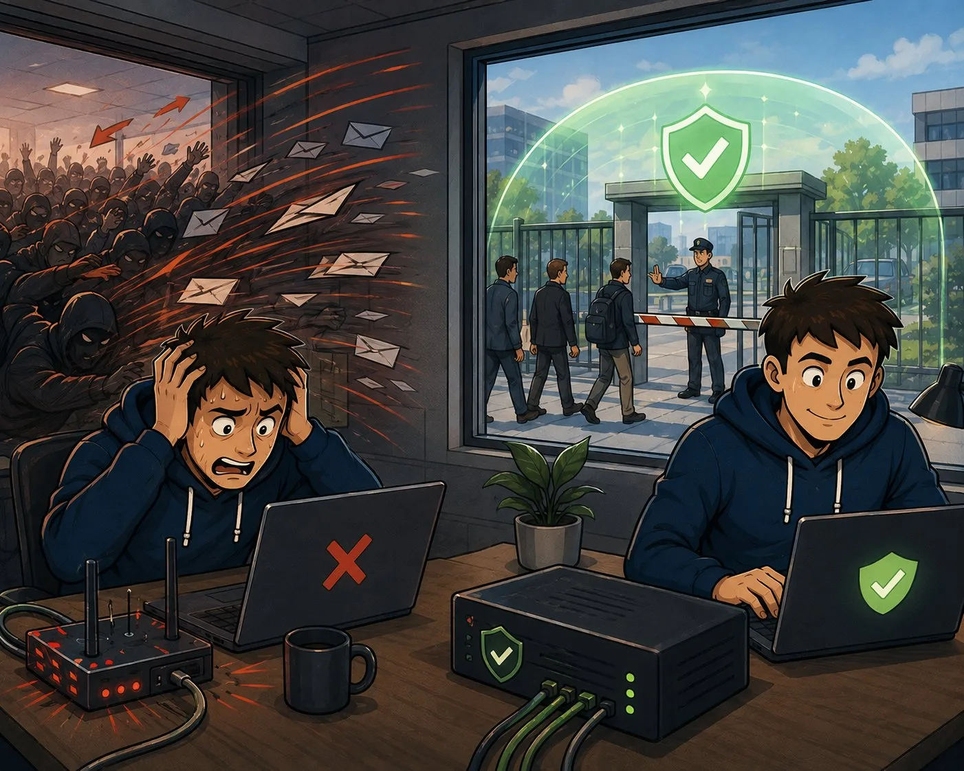 DDoS простым языком: перегрузка - это не взлом