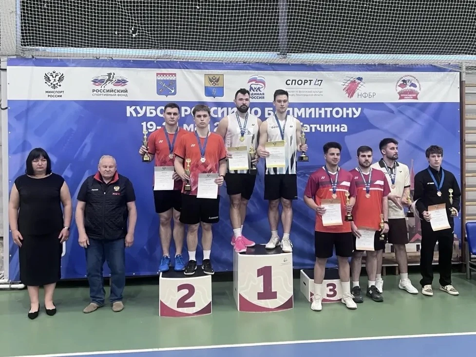 🏸 В Гатчине завершился Кубок России по бадминтону 2026 🏆🇷🇺   Спортсмены МКСШОР «Восток» выиграли две