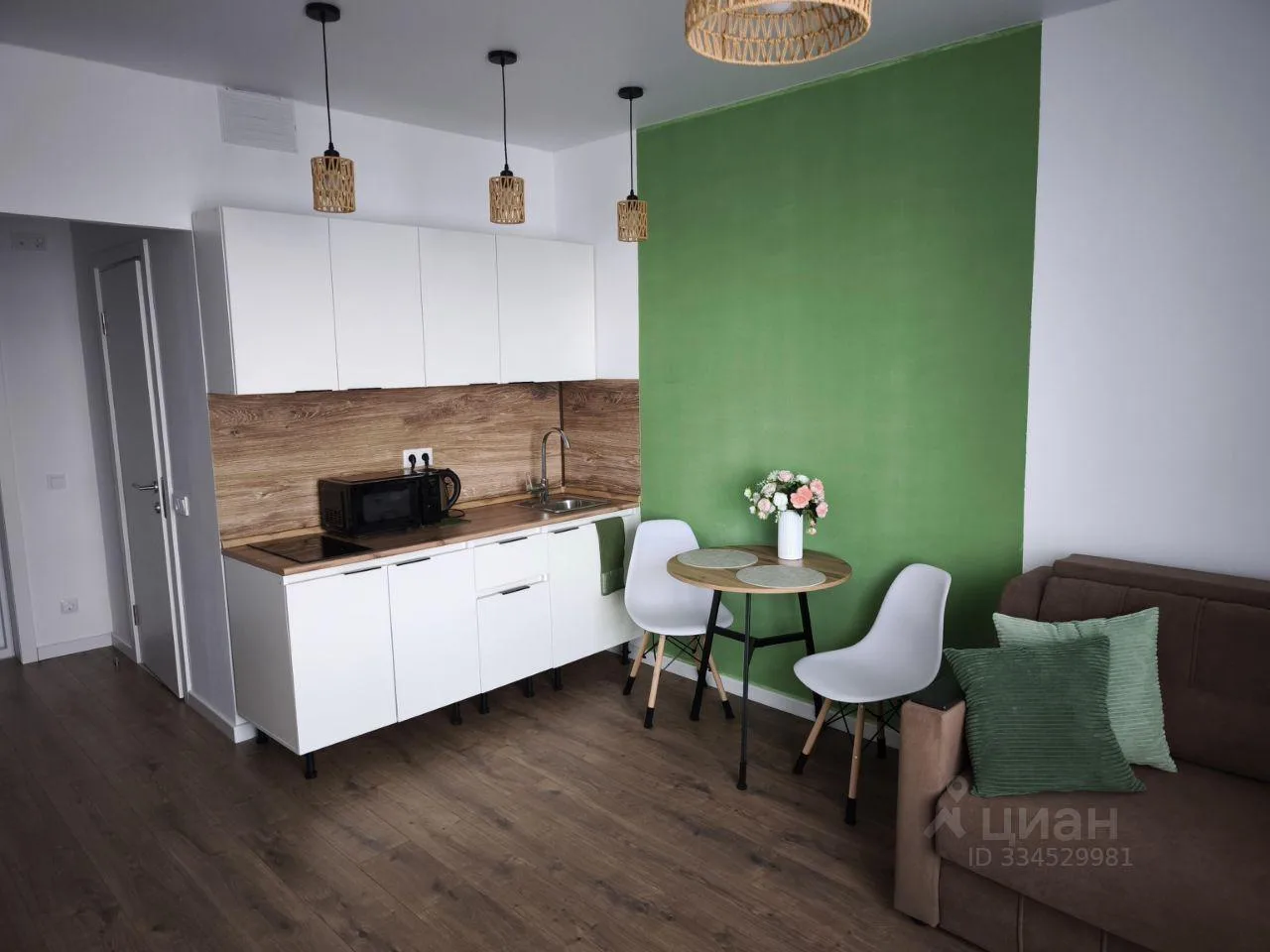 Сдам без посредников: студия, 20м²