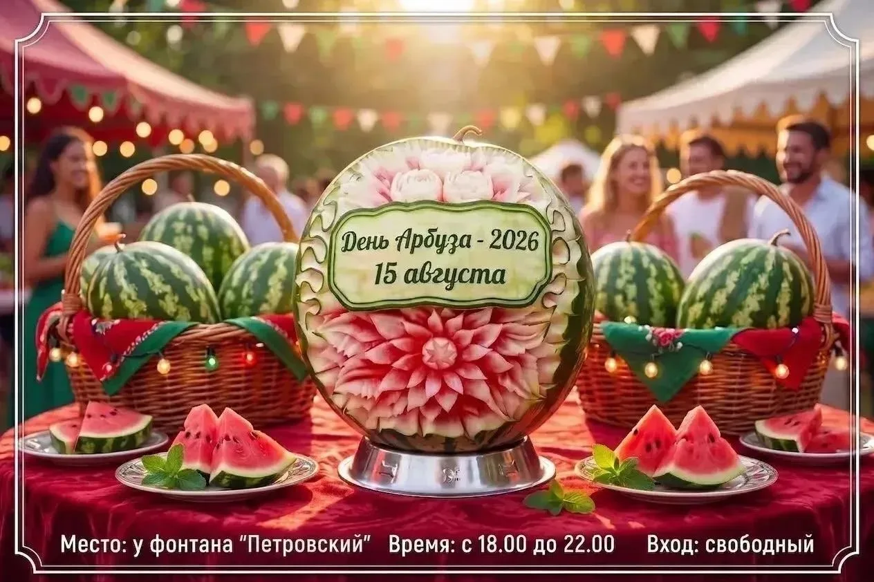 Сегодня, 15 августа в Астрахани отметят День арбуза
