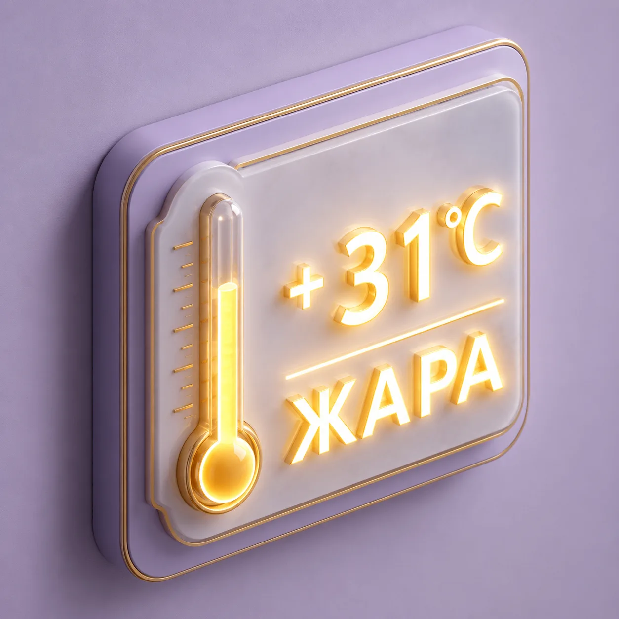 🌡️ Июнь. На улице +31 °C.