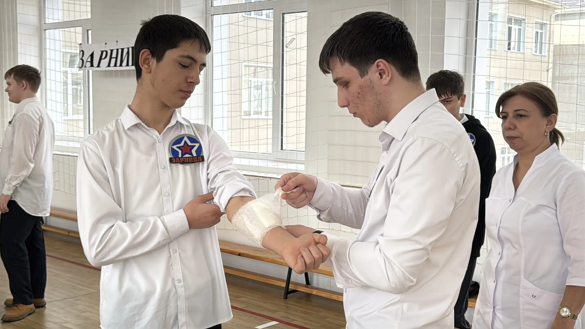 Школьный этап Всероссийского конкурса прошел 19 февраля 2026 года в спортивном зале МБОУ СОШ №27 име