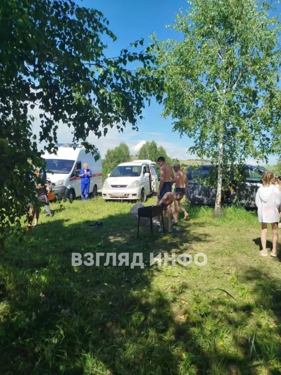 Житель Шушенского спас троих детей на озере и сам едва не утонул