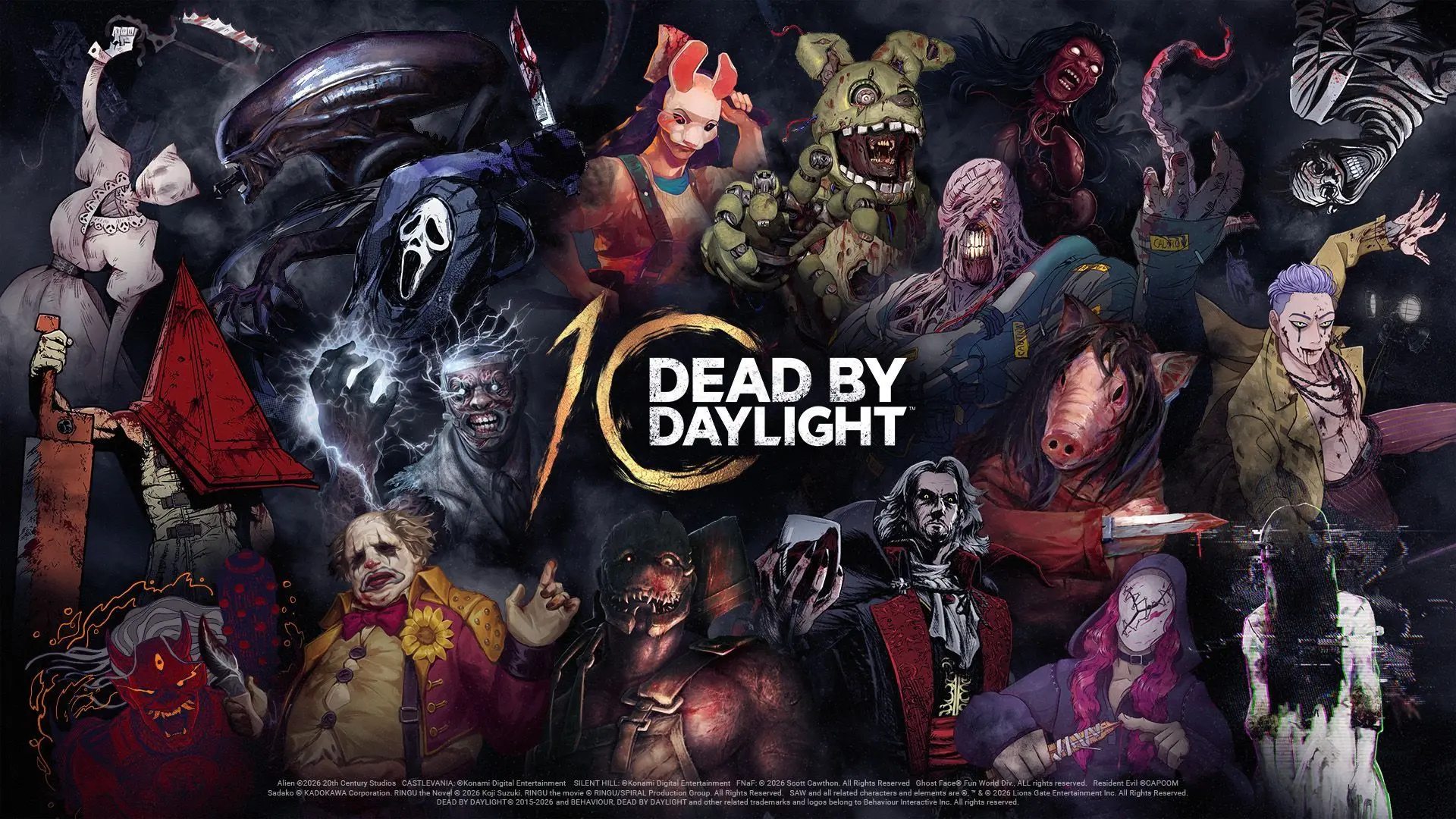 Асимметричный хоррор Dead by Daylight празднует свое 10-летие

В честь этого юбилея студия Behaviour