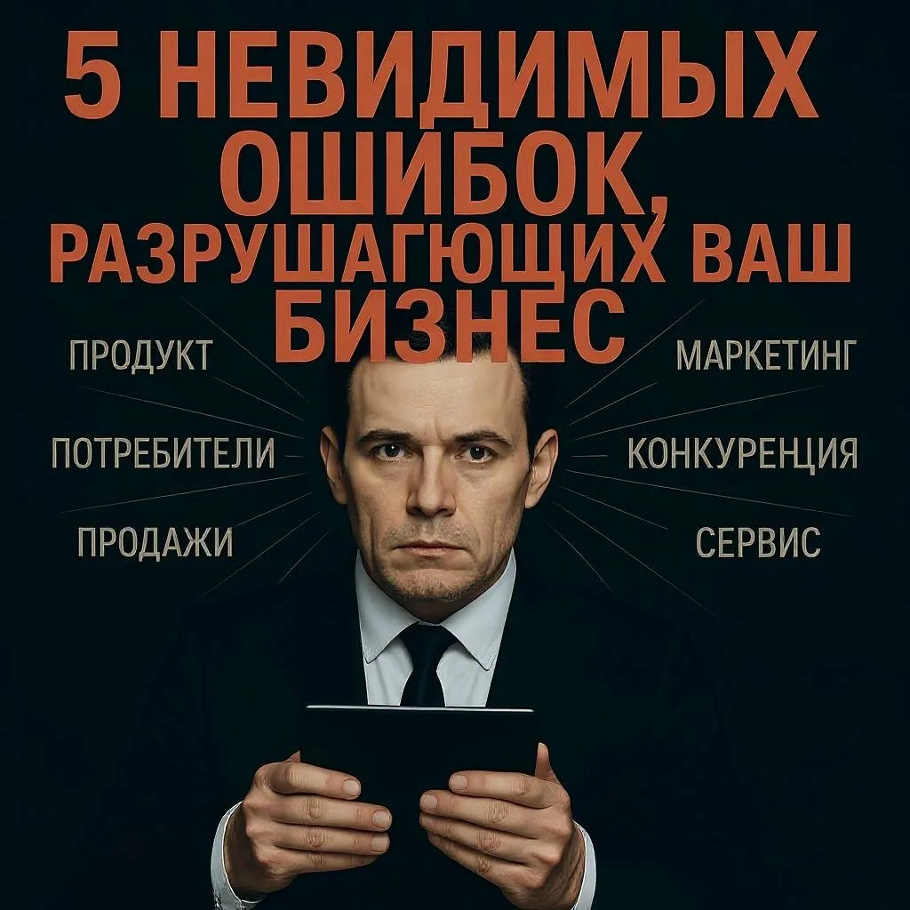 5 скрытых ошибок, которые убивают бизнес изнутри