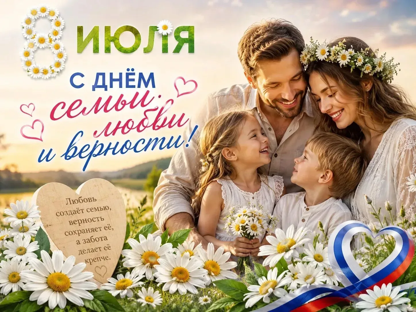 🌸 С Днём семьи, любви и верности!

Сегодня замечательный праздник — день, когда мы говорим «спасибо