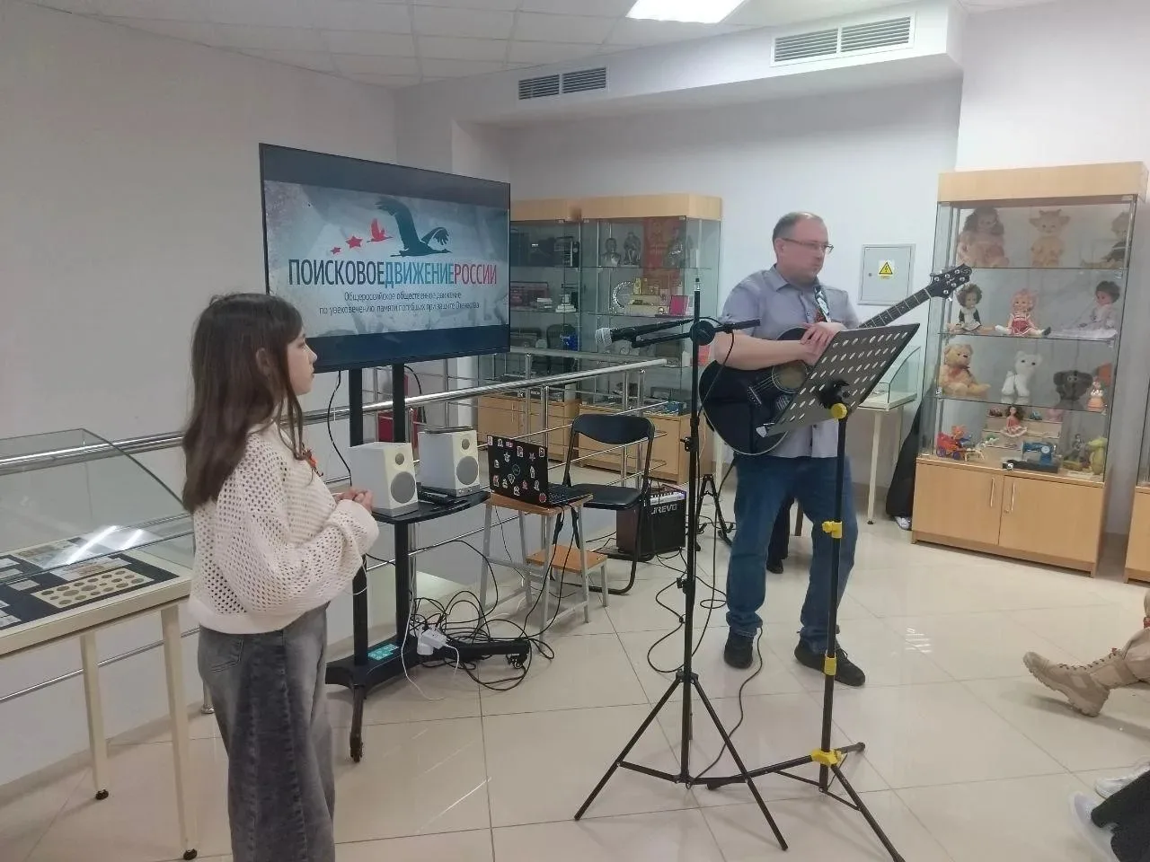 8 мая в Шаховском краеведческом музее царила особенная, трогательная атмосфера. Активисты Движения П