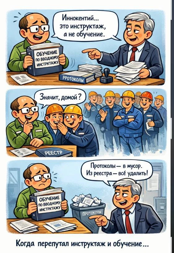 Охрана труда. И так бывает 😉