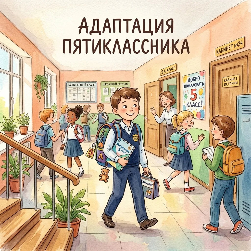 🎓 Важный этап: адаптация пятиклассников