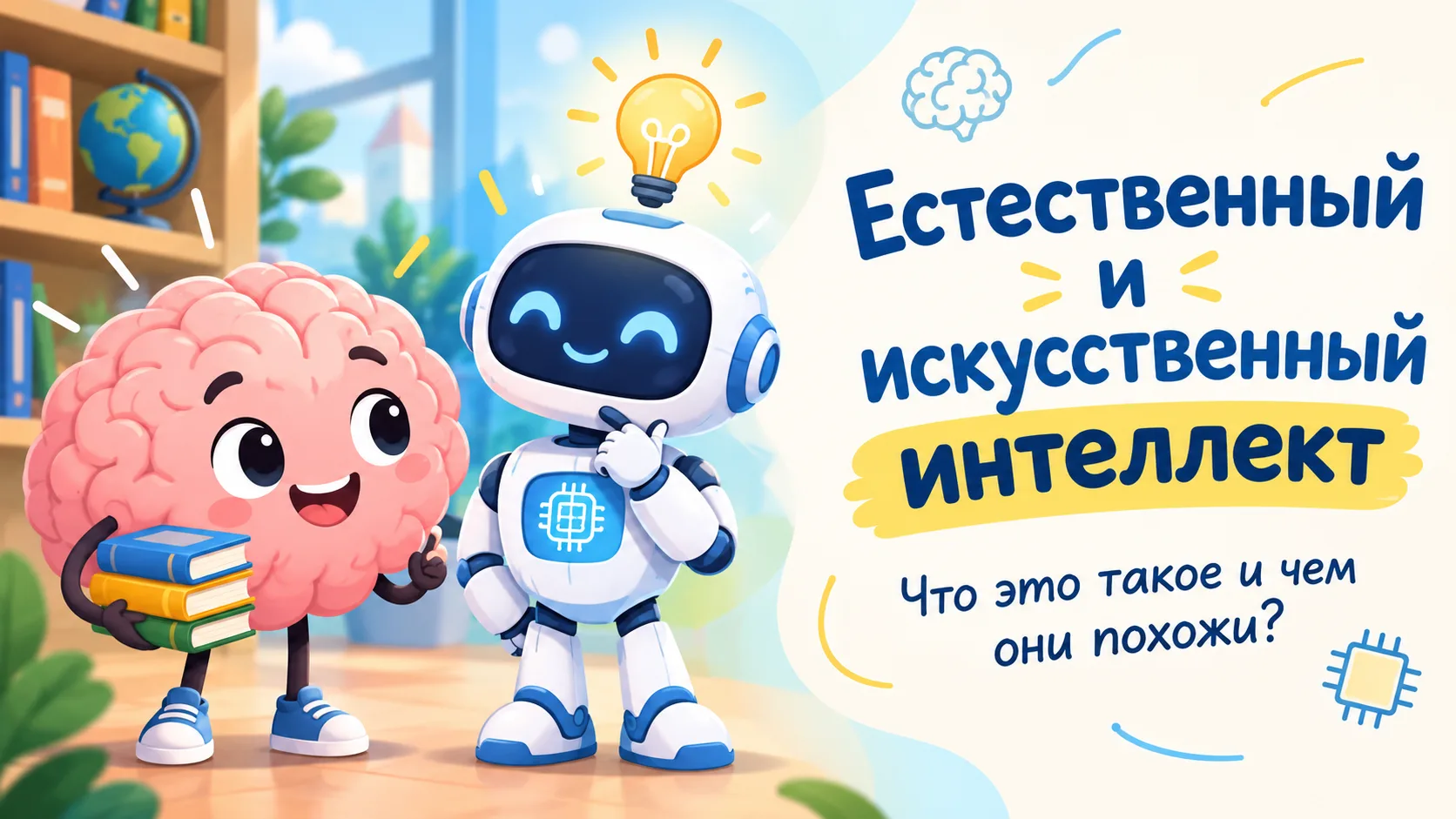 🤖 Комплект презентаций к «Разговорам о важном» на тему «Естественный и искусственный и...