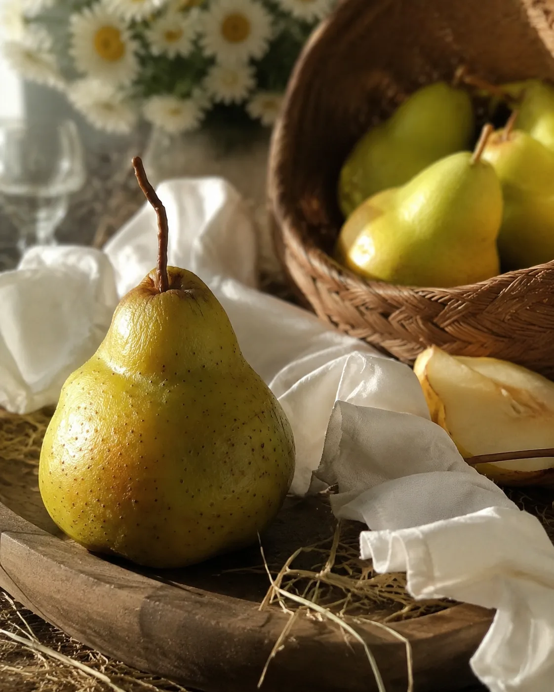 Интерьерная ароматическая свеча "Сладкая груша".🍐