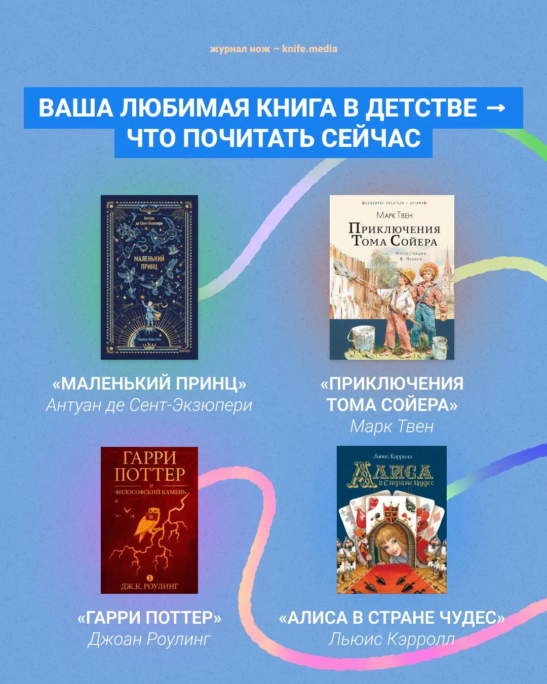 Есть книги, которые мы читаем в детстве и носим в себе всю жизнь.