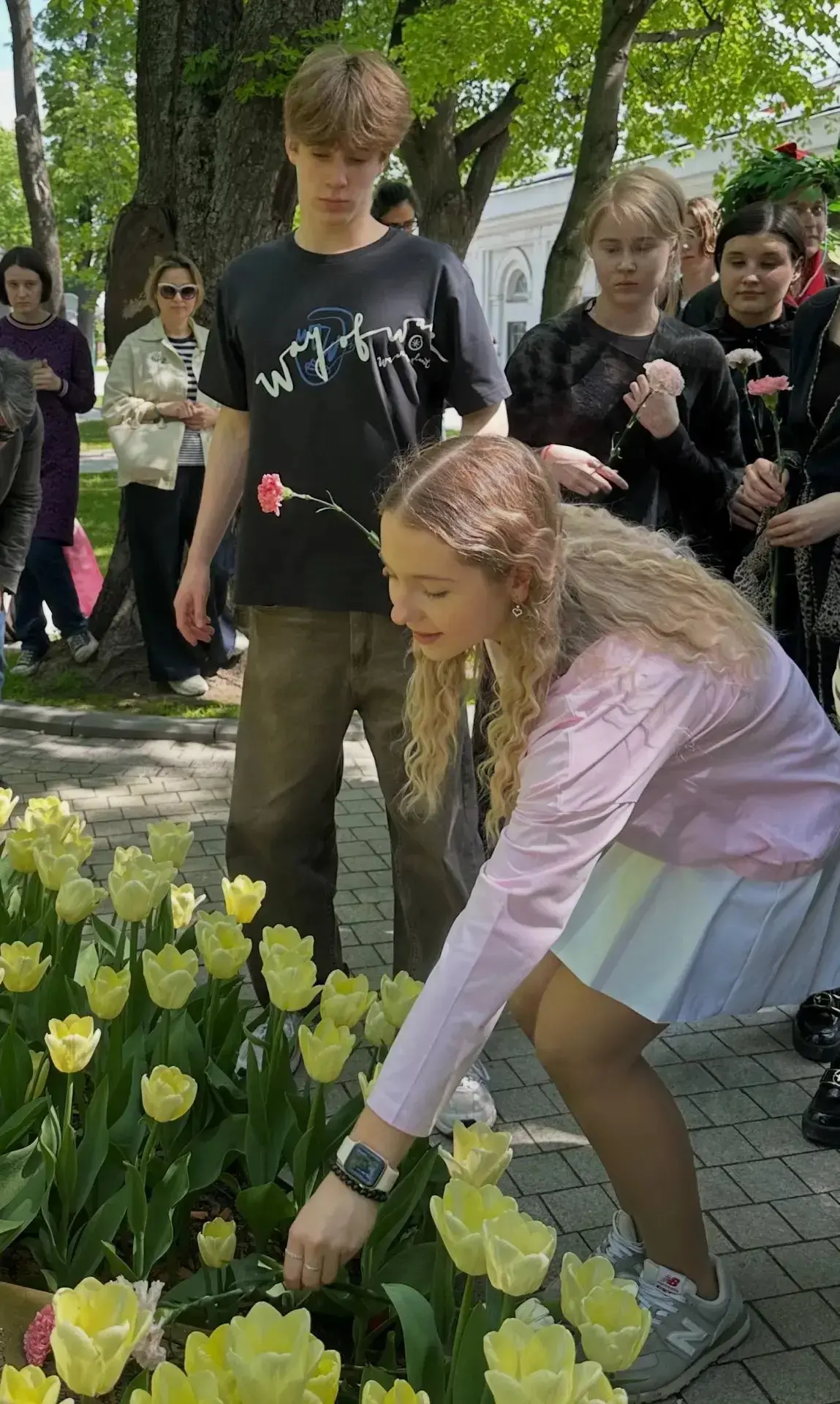 ✨ЦЕРЕМОНИЯ В САДУ «ЭРМИТАЖ»  📃В городском саду «Эрмитаж» прошла церемония, посвященная памяти велико