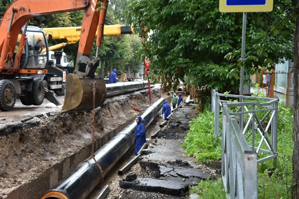 В Костроме продолжаются работы по подготовке теплосетевого хозяйства к предстоящему отопительному се