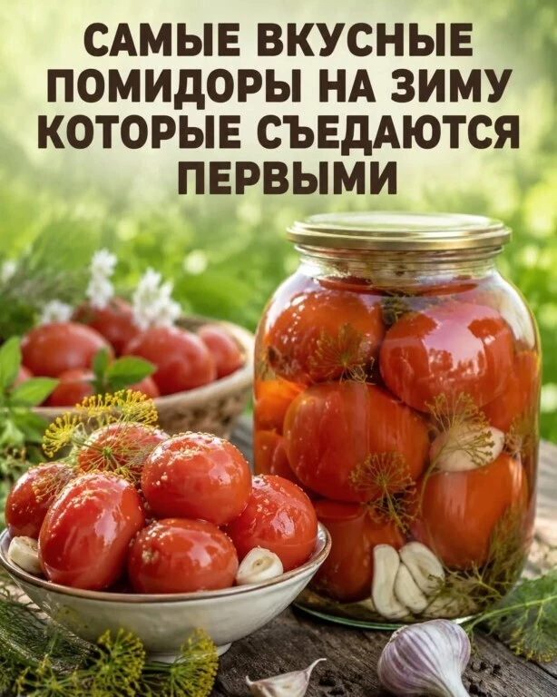 🍅 6 Рецептов самых вкусных помидор на зиму.