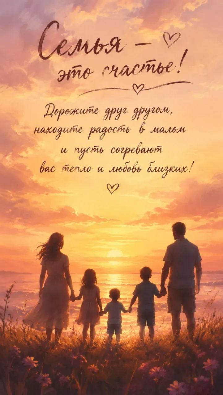 Семья ❤ Это место, где тебя любят не за что-то, а просто потому, что ты есть. Берегите тех, кто дела