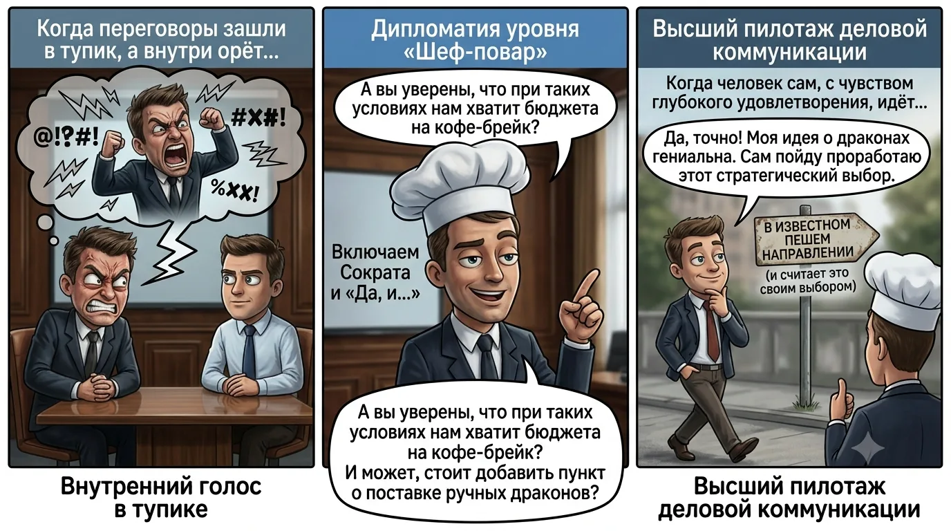 Дипломатия уровня «Шеф-повар»