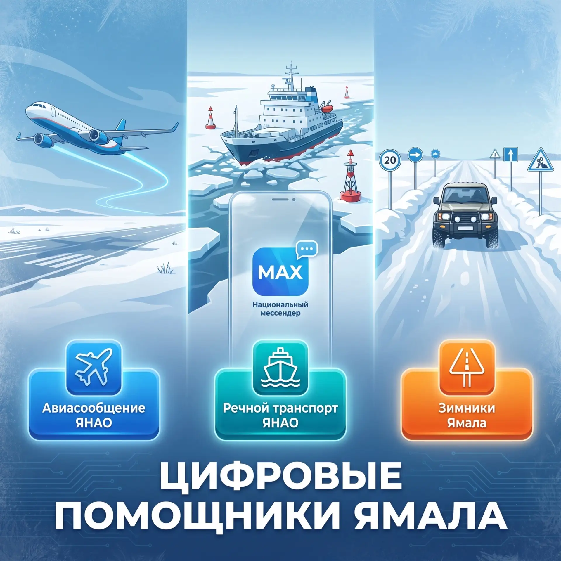 Для жителей и гостей Ямало‑Ненецкого автономного округа разработаны и внедрены отраслев...