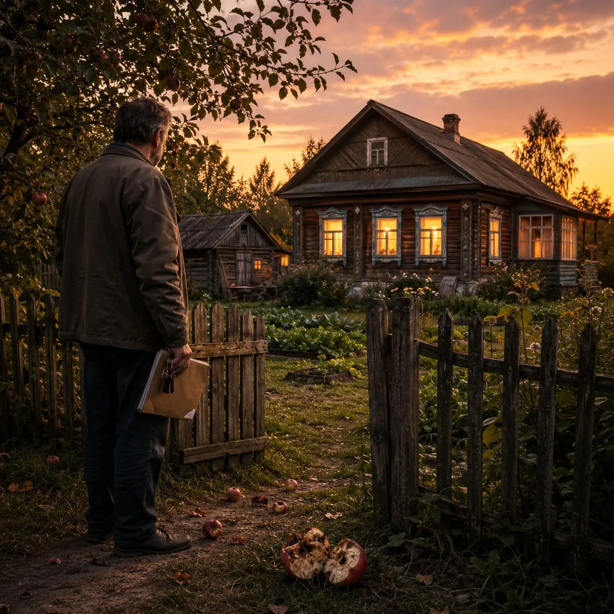 Дом на двоих... 🏠

Дом хороший оставила бабушка двум внукам. Комната большая с мебелью, два окна, п