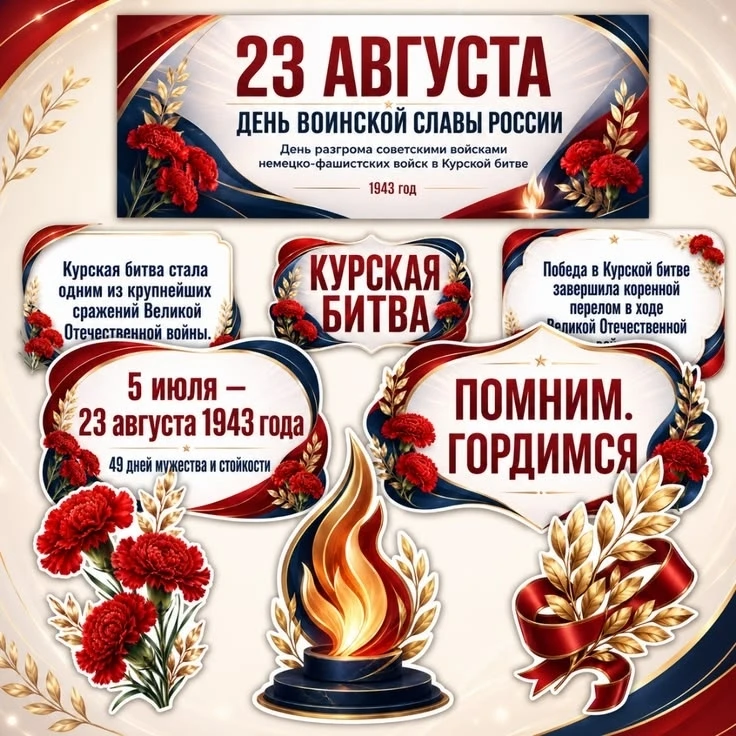 🎖 Курская битва: помним и гордимся! 🎖