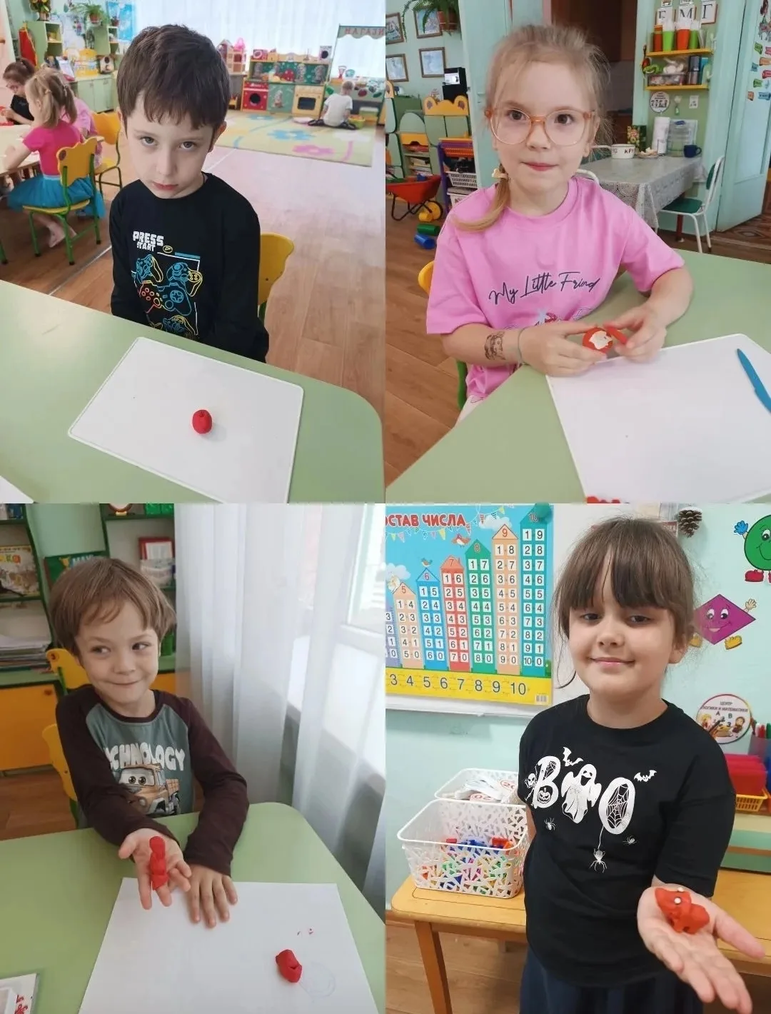 🌈 Стартовала наша яркая неделя «Путешествие по радуге»! ✨

Первый день был посвящён красному цвету!