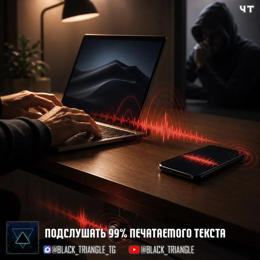 ☝🏻Смартфон лежащий на одном столе с ноутбуком может подслушать 99% печатаемого на клавиатуре текста