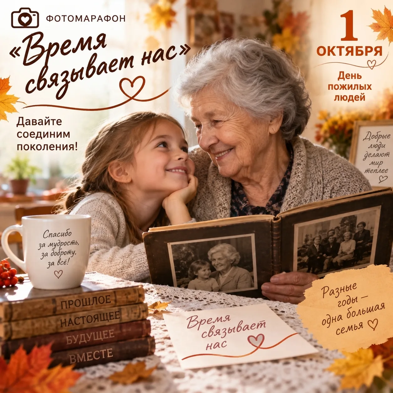 ‎📸 Фотомарафон «Время связывает нас»: когда прошлое встречается с настоящим!