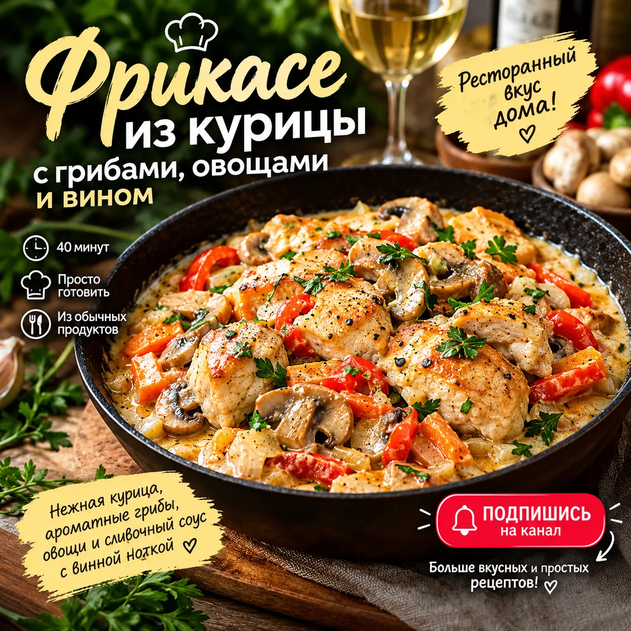 🍗 КУРИЦА, КОТОРАЯ ВКУСНЕЕ РЕСТОРАННОЙ — И ГОТОВИТСЯ ДОМА