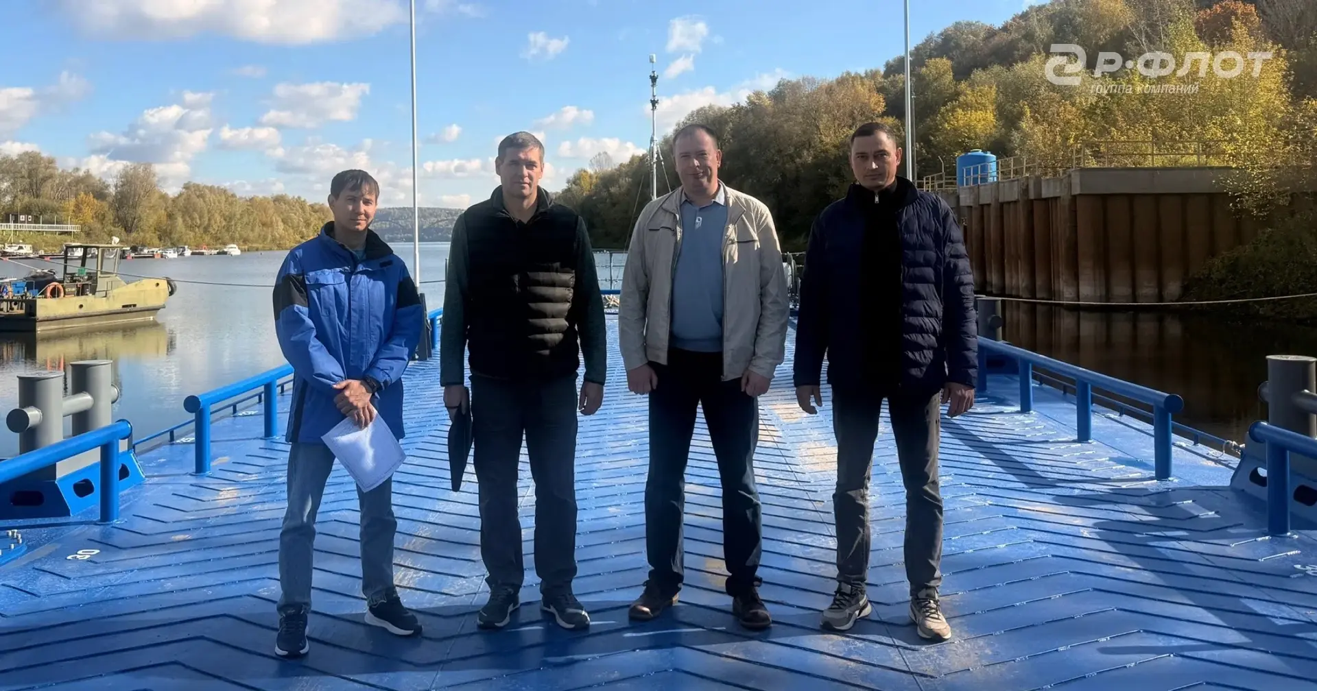 🚢 На площадке ГК «Р‑Флот» завершены швартовные испытания баржи проекта RBD2808 для «Тр...