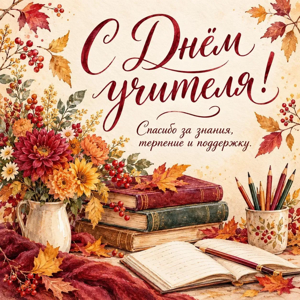 С Днём учителя!