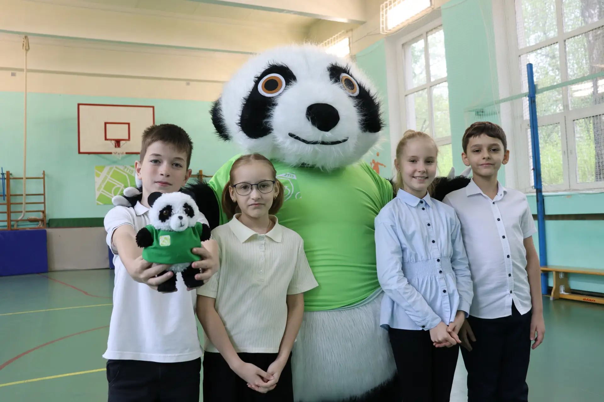 Маленькая панда — большое очарование! 🐼💚  🏆 Мы участвуем в конкурсе «Мини-маскот» спортивного клуба!