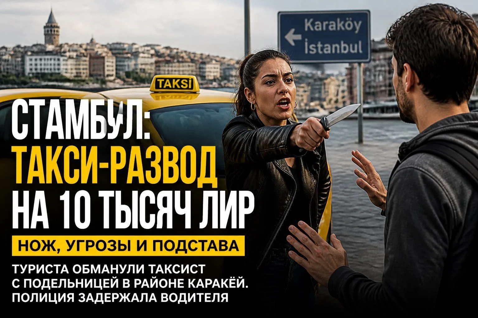 😱 В Стамбуле канадского туриста развели на 10 тысяч лир — дело едва не дошло до ножа.