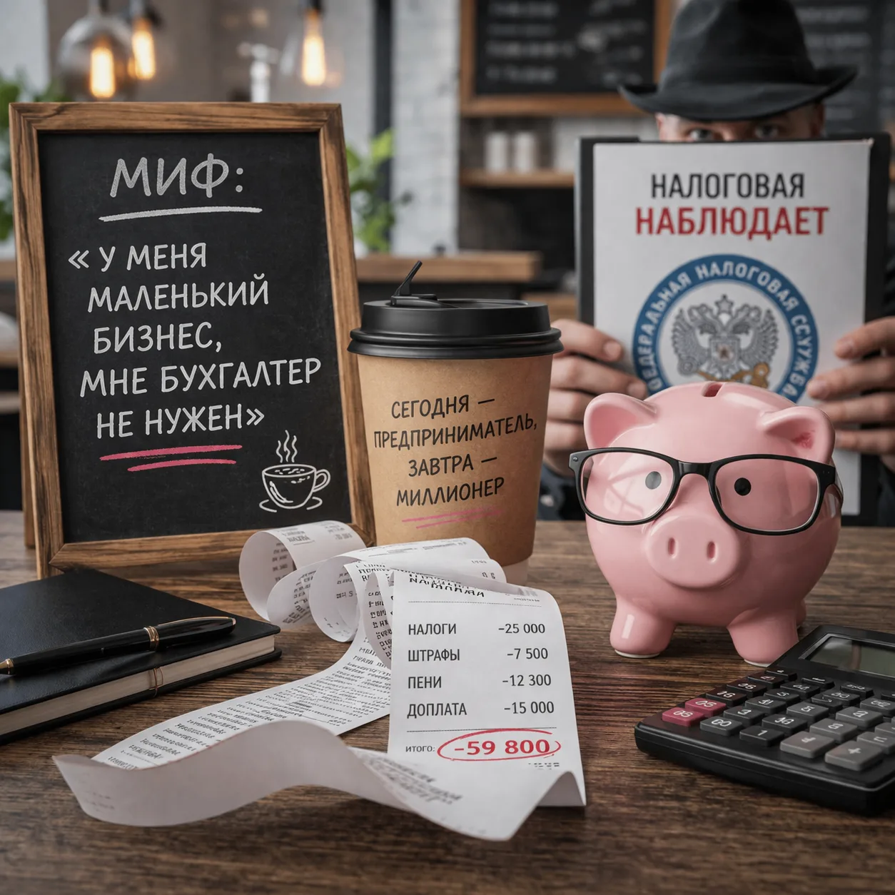 Миф: «у меня маленький бизнес, мне бухгалтер не нужен».