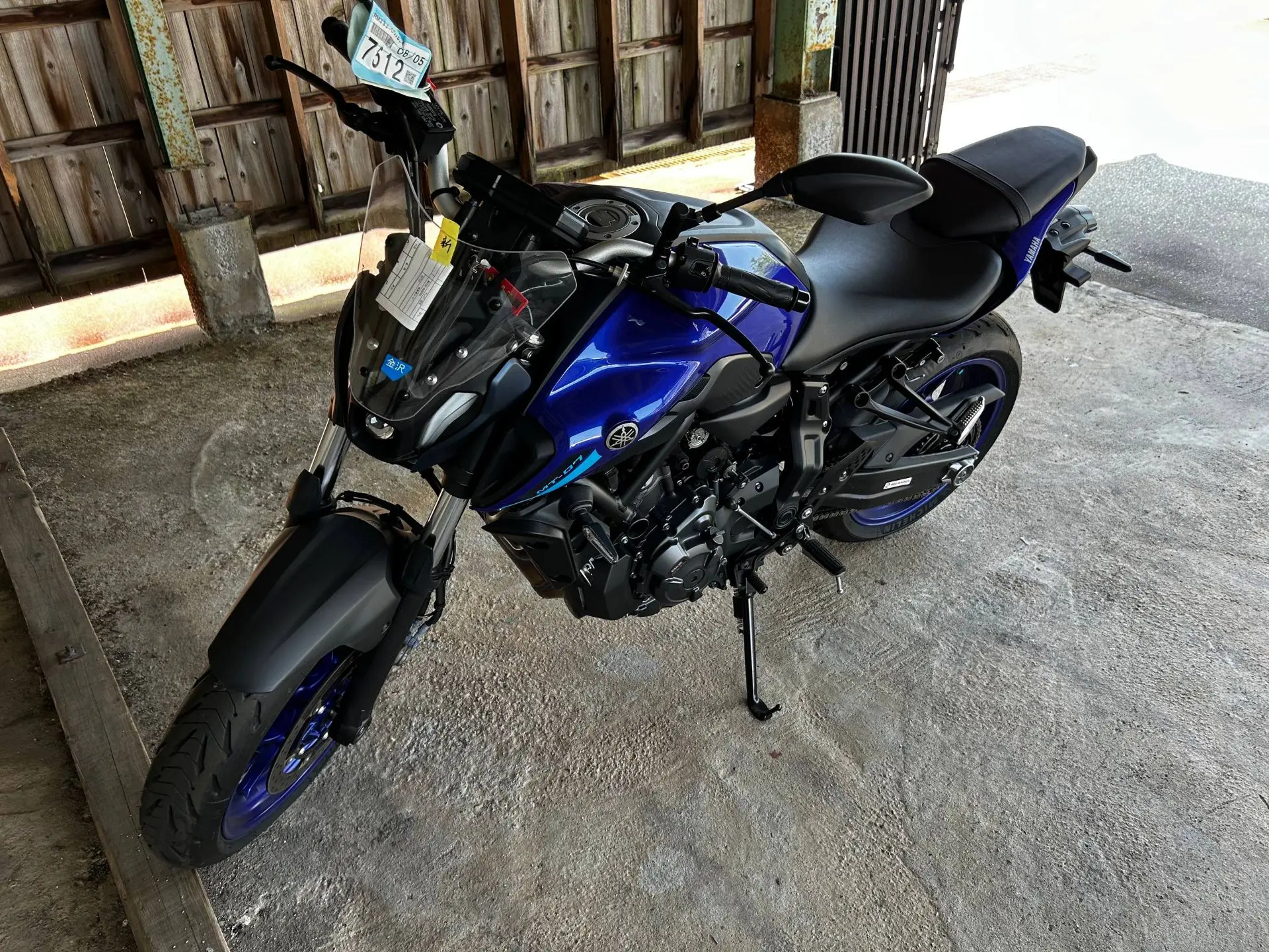 🇯🇵 Встречайте - Yamaha MT‑07 2023 года уже на нашем японском складе и ждёт своего рай...