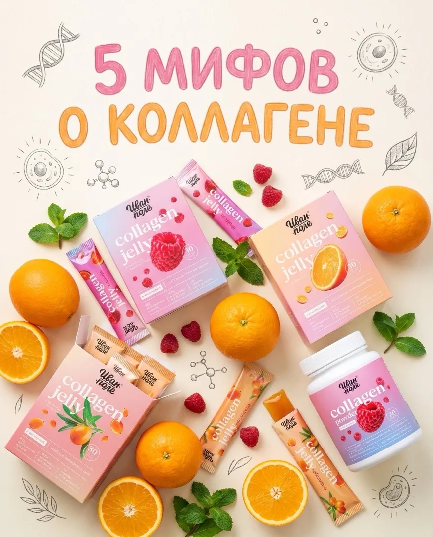 5 мифов о коллагене, из-за которых вы можете недооценивать его эффект