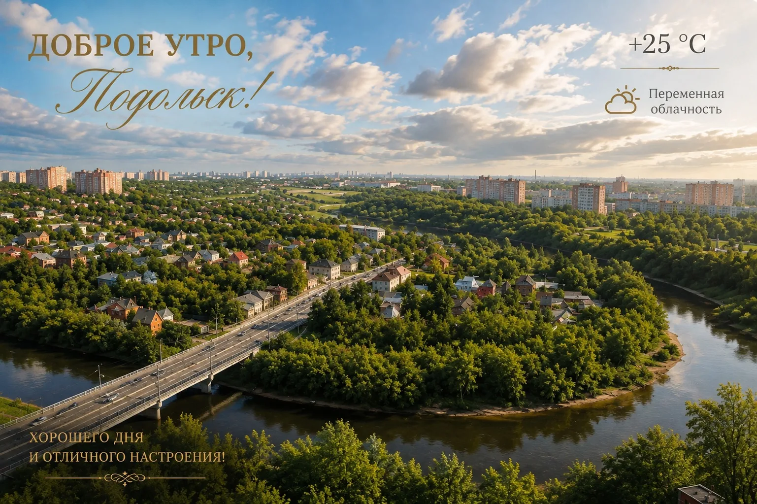 ☀️ Доброе утро, Подольск!

Пусть новый день начнётся с хорошего настроения, ароматного кофе и приятн