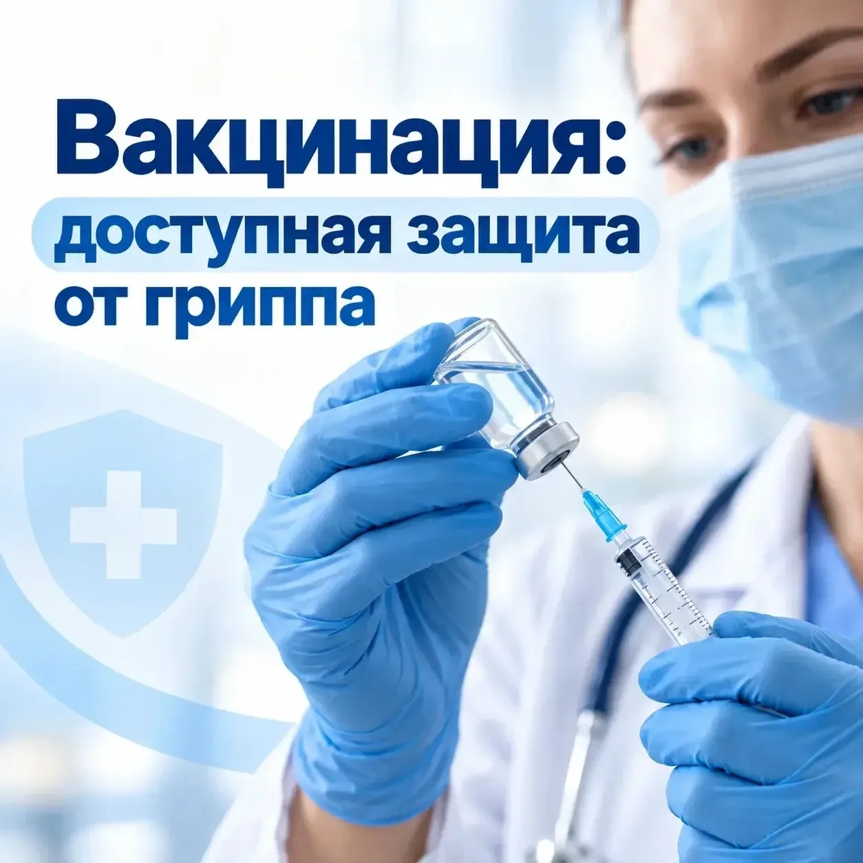 💉 Вакцинация — доступный способ защититься от гриппа