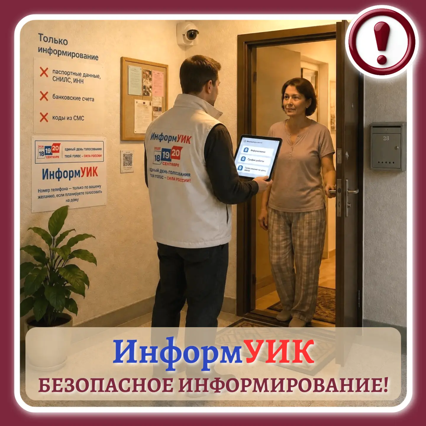❗️ Важно знать: «ИнформУИК» — это информирование, а не агитация.