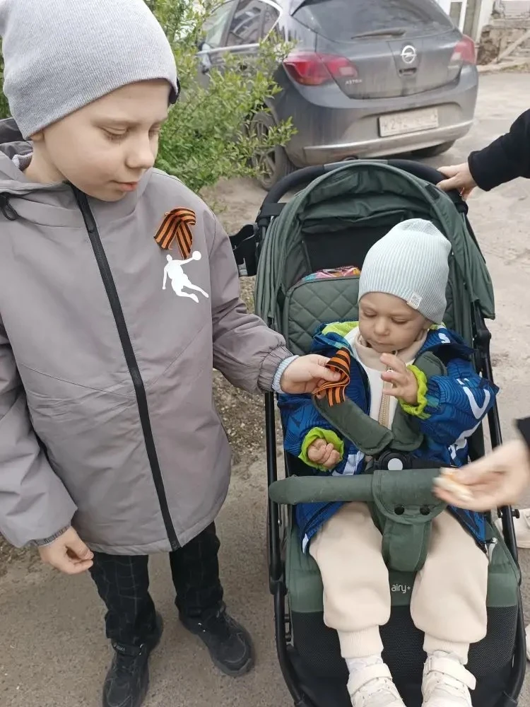 Мы помним! Ученики нашей школы присоединились к Всероссийской акции «Георгиевская ленто...