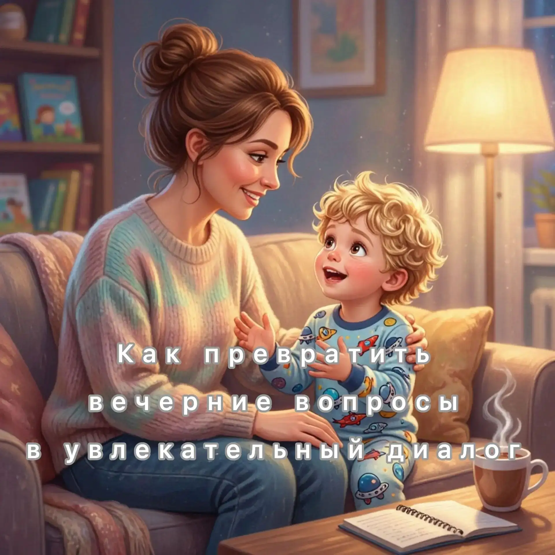 «Как превратить вечерние вопросы в увлекательный диалог»