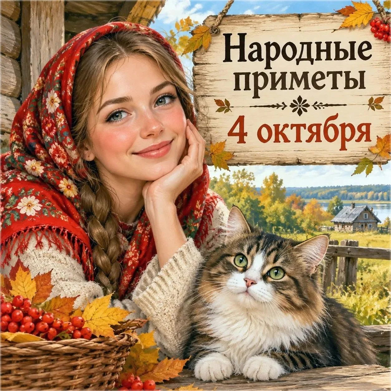 🌿 4 октября — Кондрат да Ипат: народные приметы 🌿