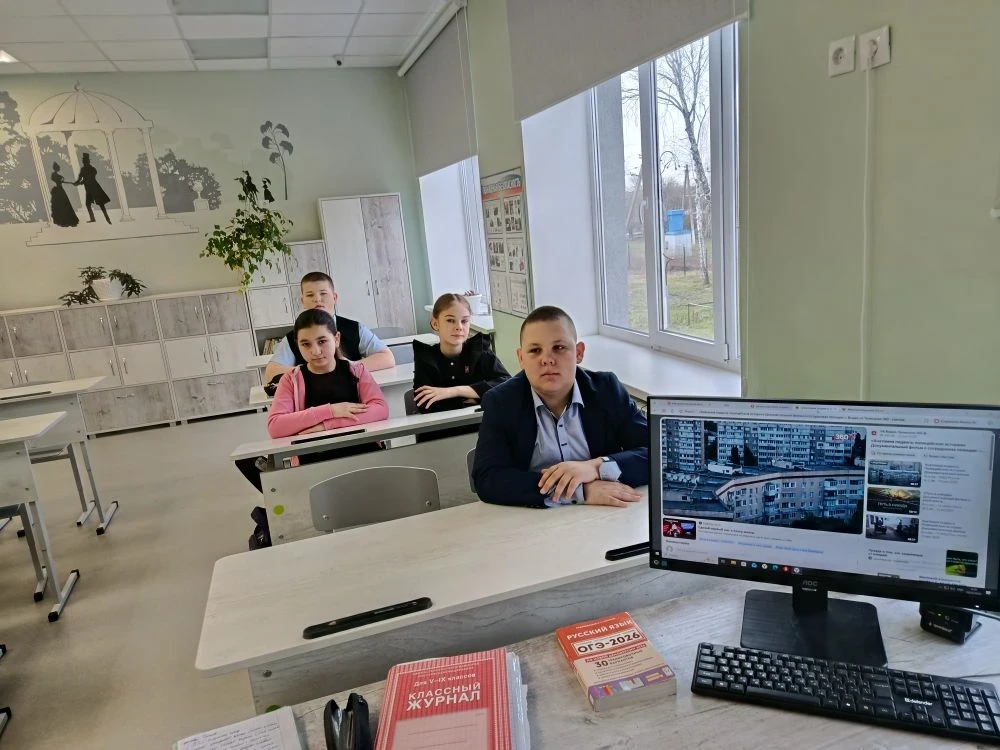 «Анатомия подвига». В Прелестненской школе прошел патриотический кинопоказ