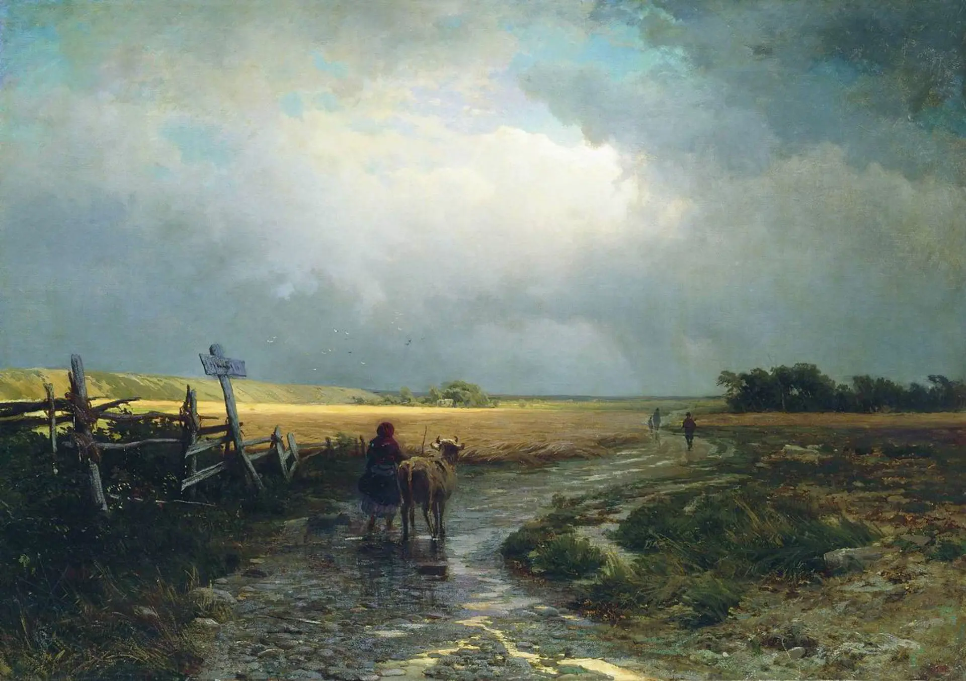 Федор Васильев «После дождя. Проселок» 1860-е гг.