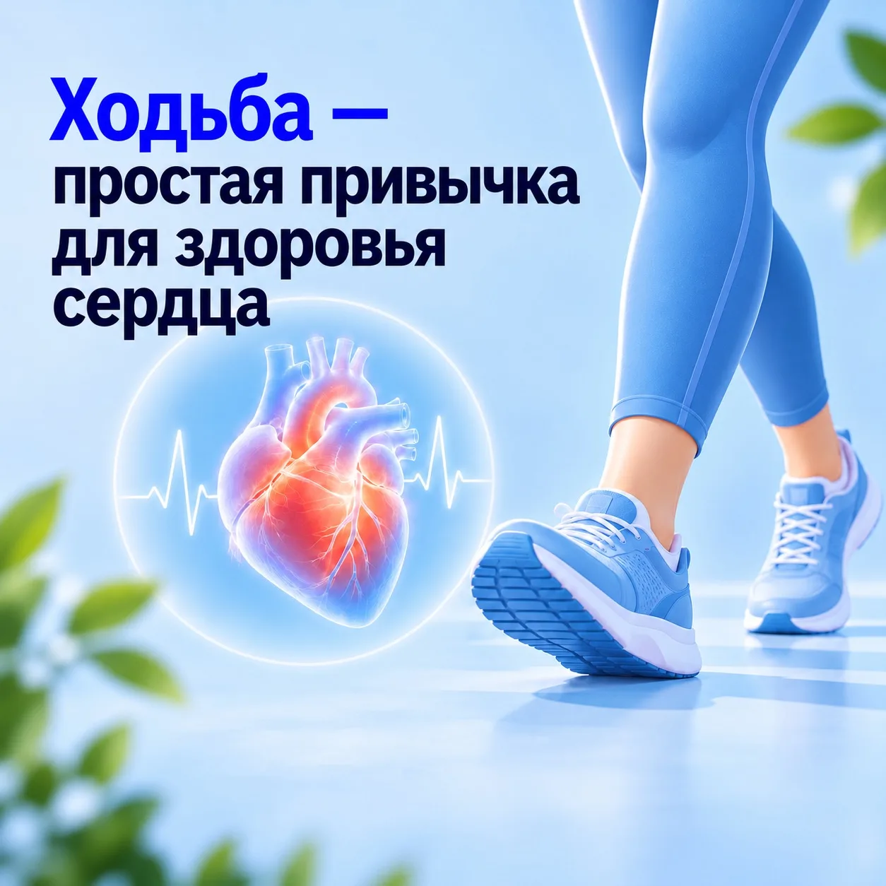 🚶🏻 Ходьба — простая привычка для здоровья сердца