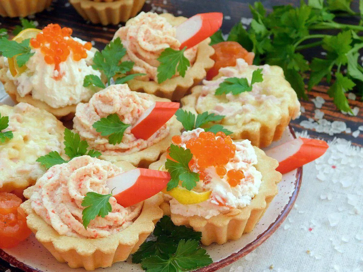 Мусс из крабовых палочек