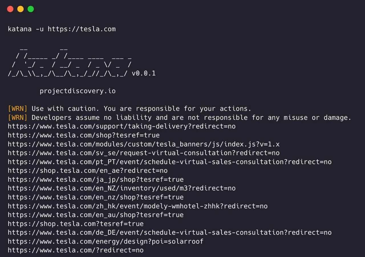 Katana — современный веб-сканер от ProjectDiscovery    Это мощный и гибкий веб-сканер, предназначенн