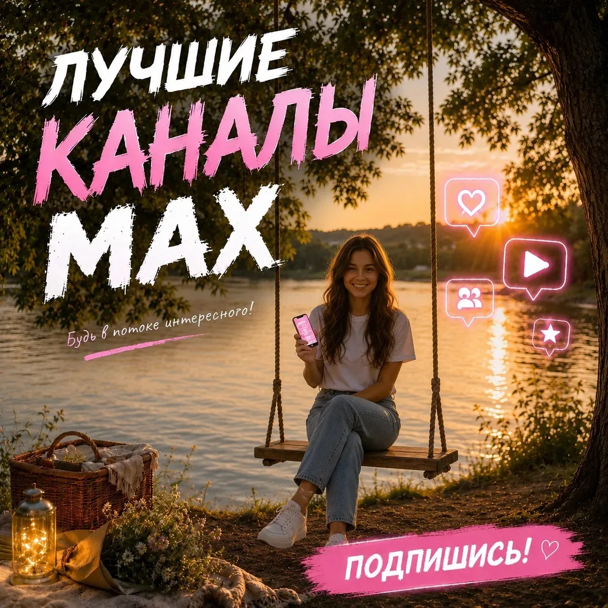 Самые интересные каналы МАХ в одной подборке🥰
