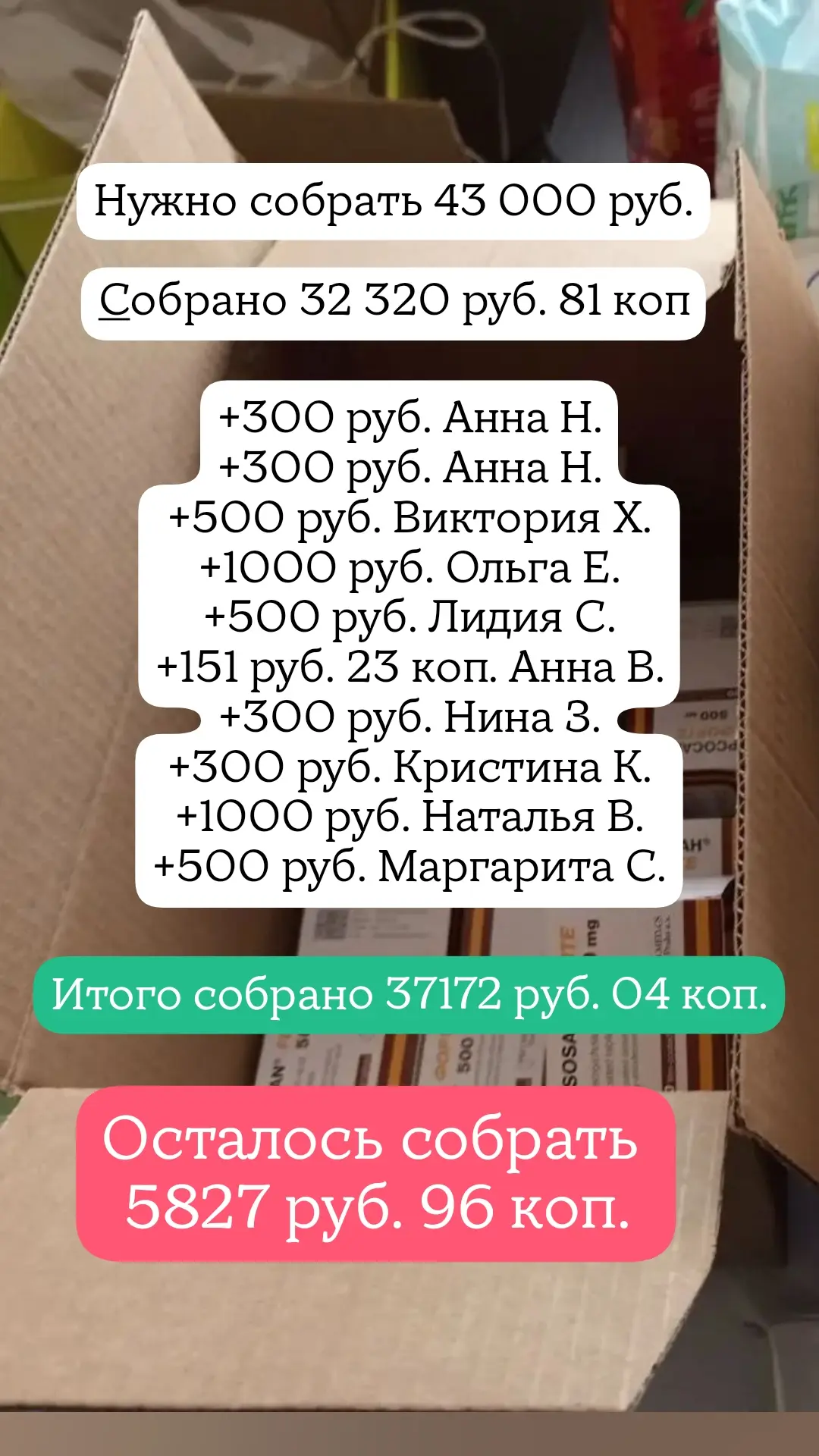 Спасибо большое всем за помощь 🙏 крепкого здоровья ♥️