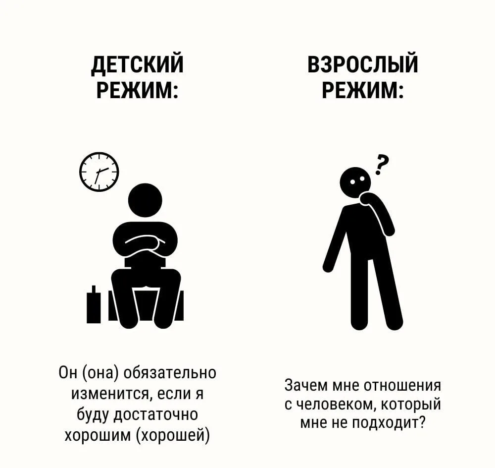 Детский / взрослый режим