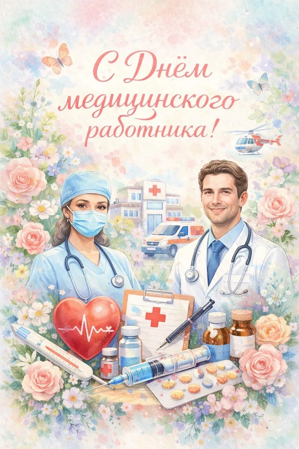 С Днём медицинского работника! 🥼💙